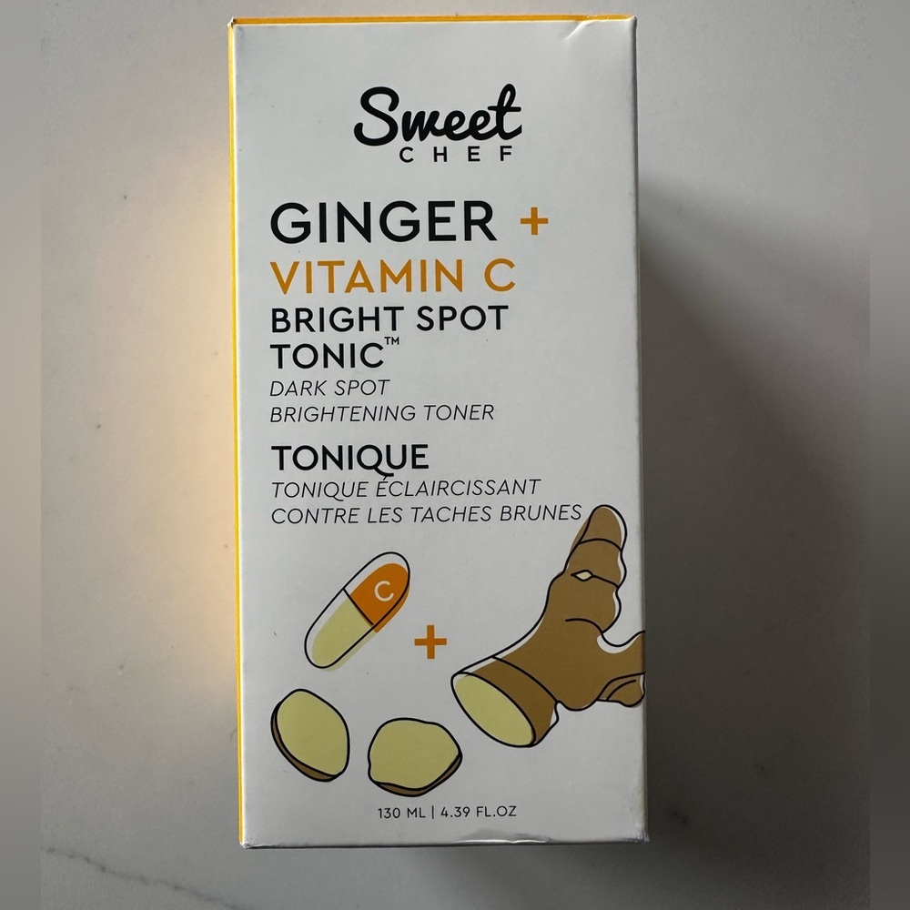 BNIB: Sweet Chef ginger + vit c bright spot tonic | 130 ml